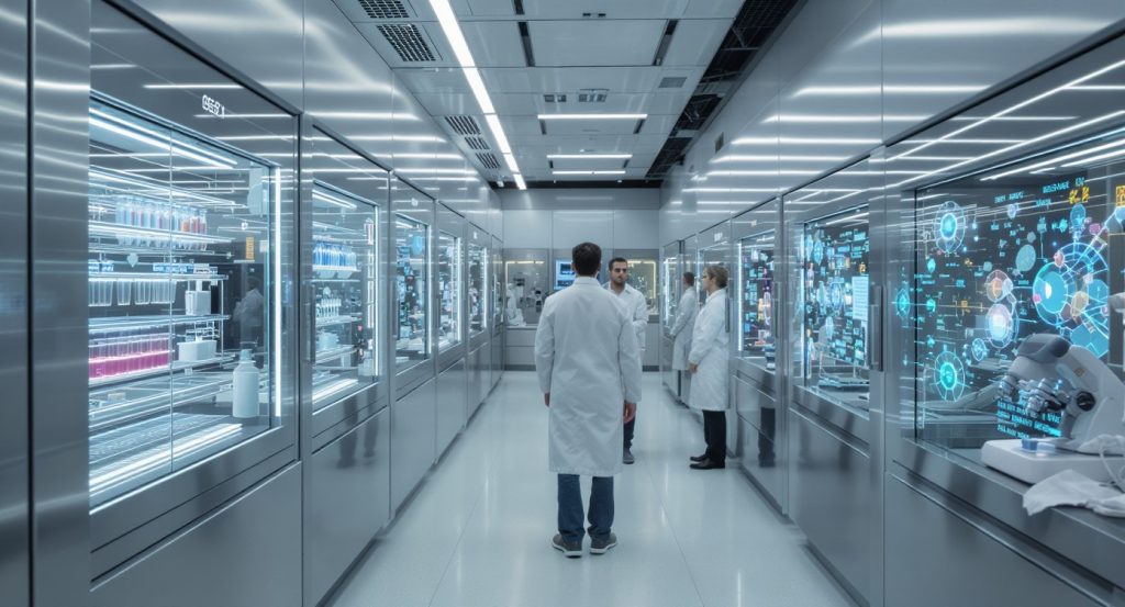 Recherche médicale innovante sauvant des vies en laboratoire